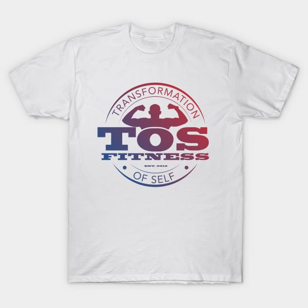 TOS Blue-Red Blend T-Shirt by Transformation of Self 